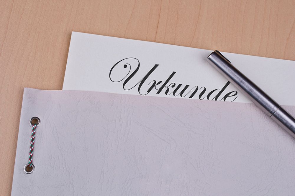 Foto: Urkunde